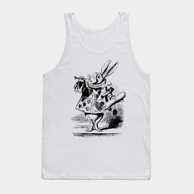 Alice in Wonderland | Herald of the Court of Hearts | White Rabbit | Vintage Alice | Tank Top by Eclectic At Heart